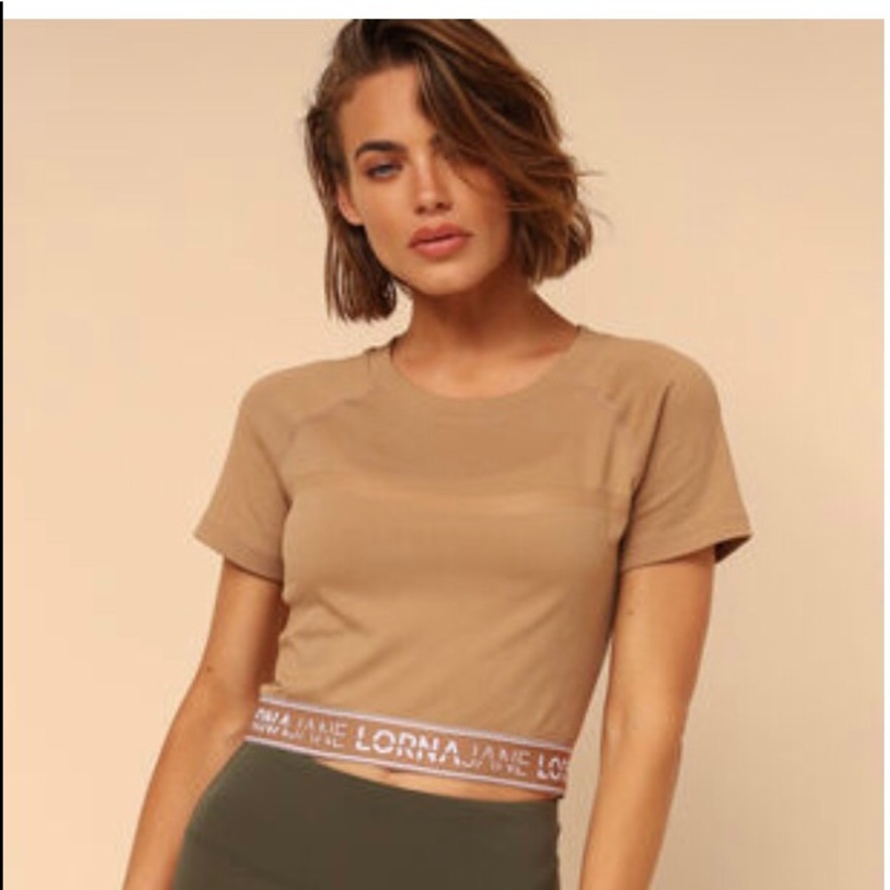 Lorna jane iconic crop seamless tee